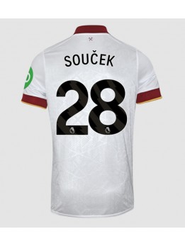 West Ham United Tomas Soucek #28 Ausweichtrikot 2024-25 Kurzarm